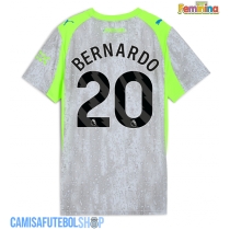 Camisa de time de futebol Manchester City Bernardo Silva #20 Replicas 3º Equipamento Feminina 2025-26 Manga Curta